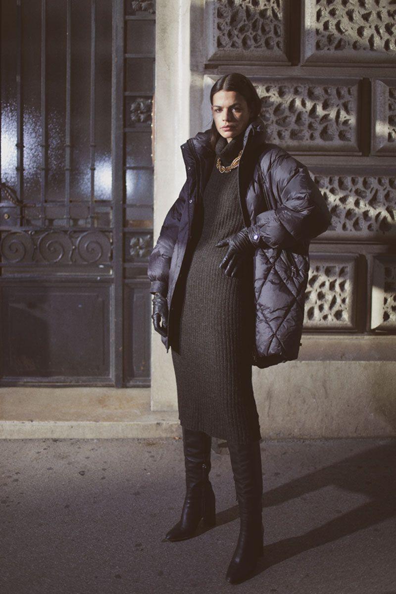 le temps des cerises Doudoune Dotti noire