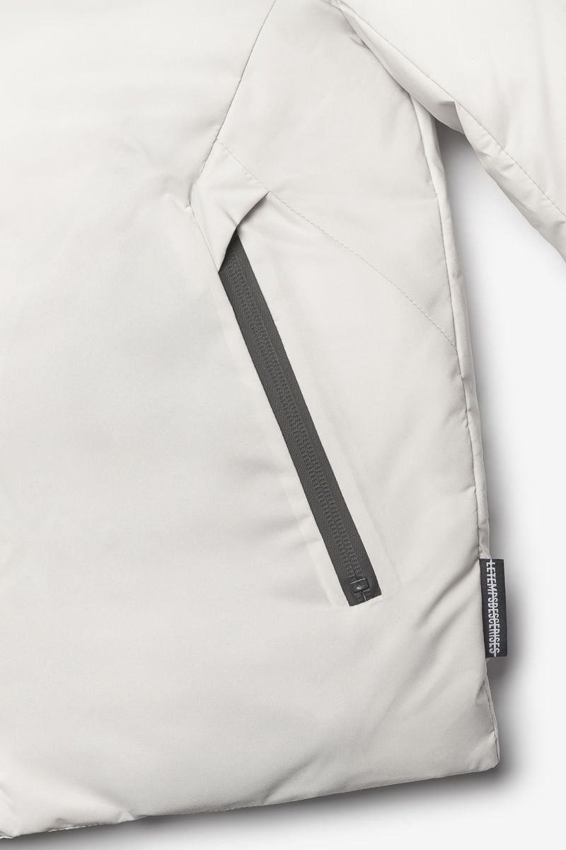 Le Temps Des Cerises Doudoune Explorbo Gris Clair