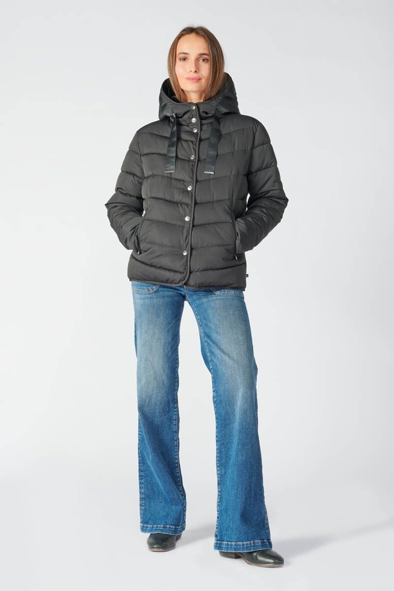 Le Temps Des Cerises Doudoune Isy Noire