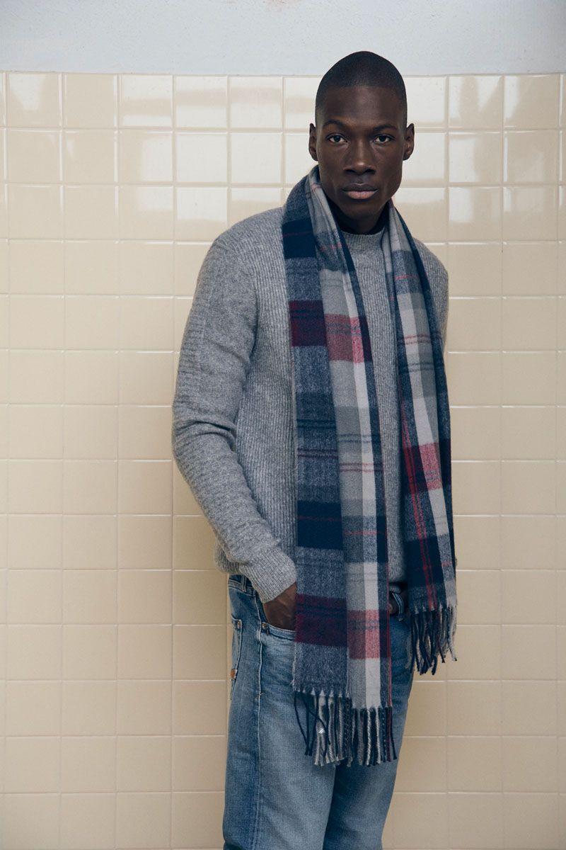 le temps des cerises Echarpe Ceris à carreaux