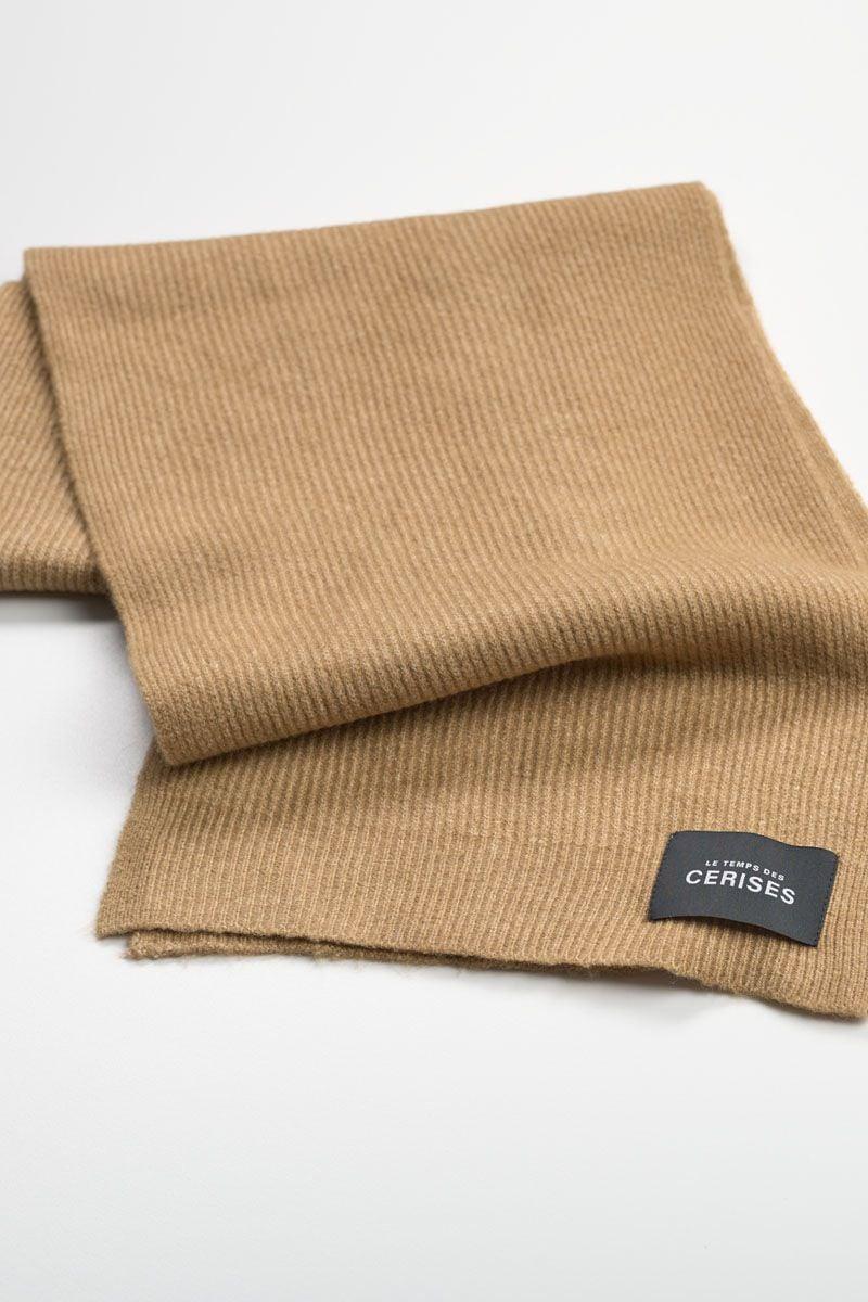 Le Temps Des Cerises Echarpe Nieve Camel