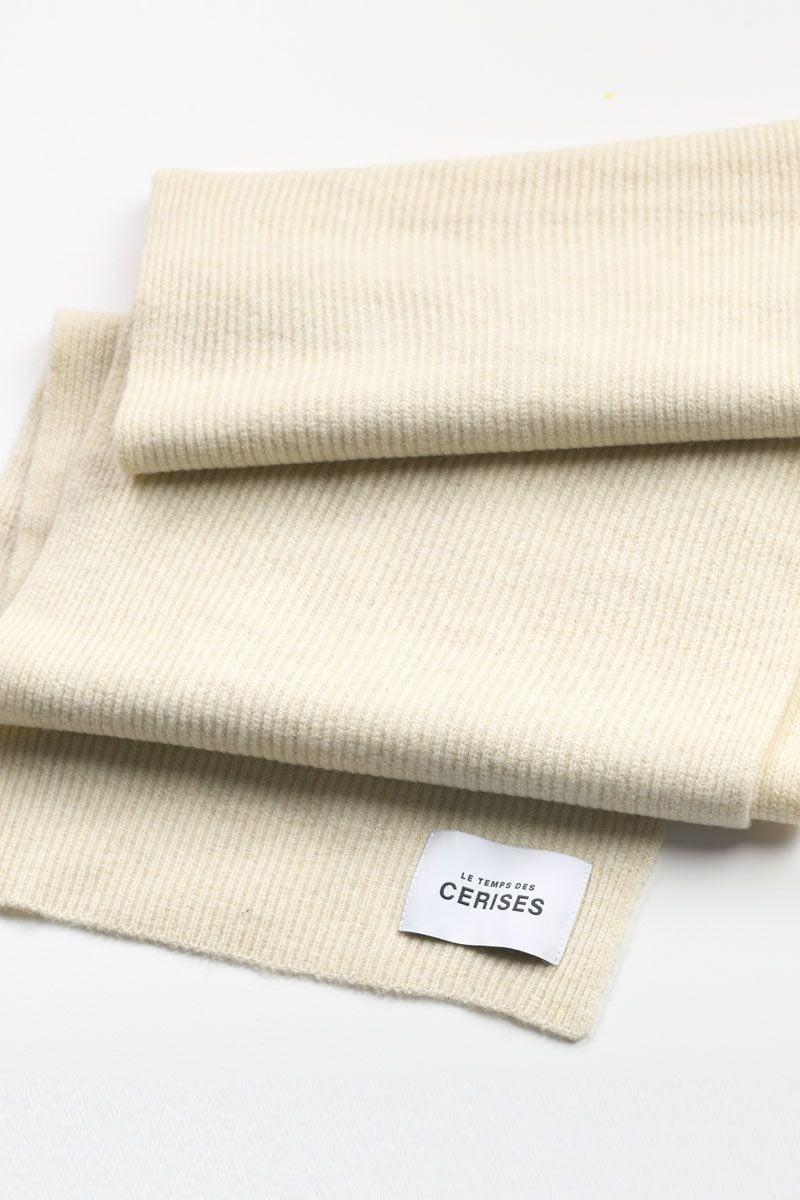 Le Temps Des Cerises Echarpe Nieve Crème