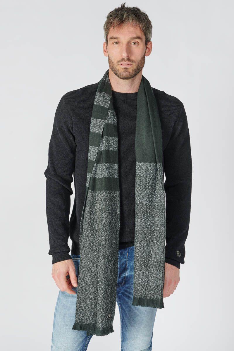 le temps des cerises Echarpe Palos noire chinée