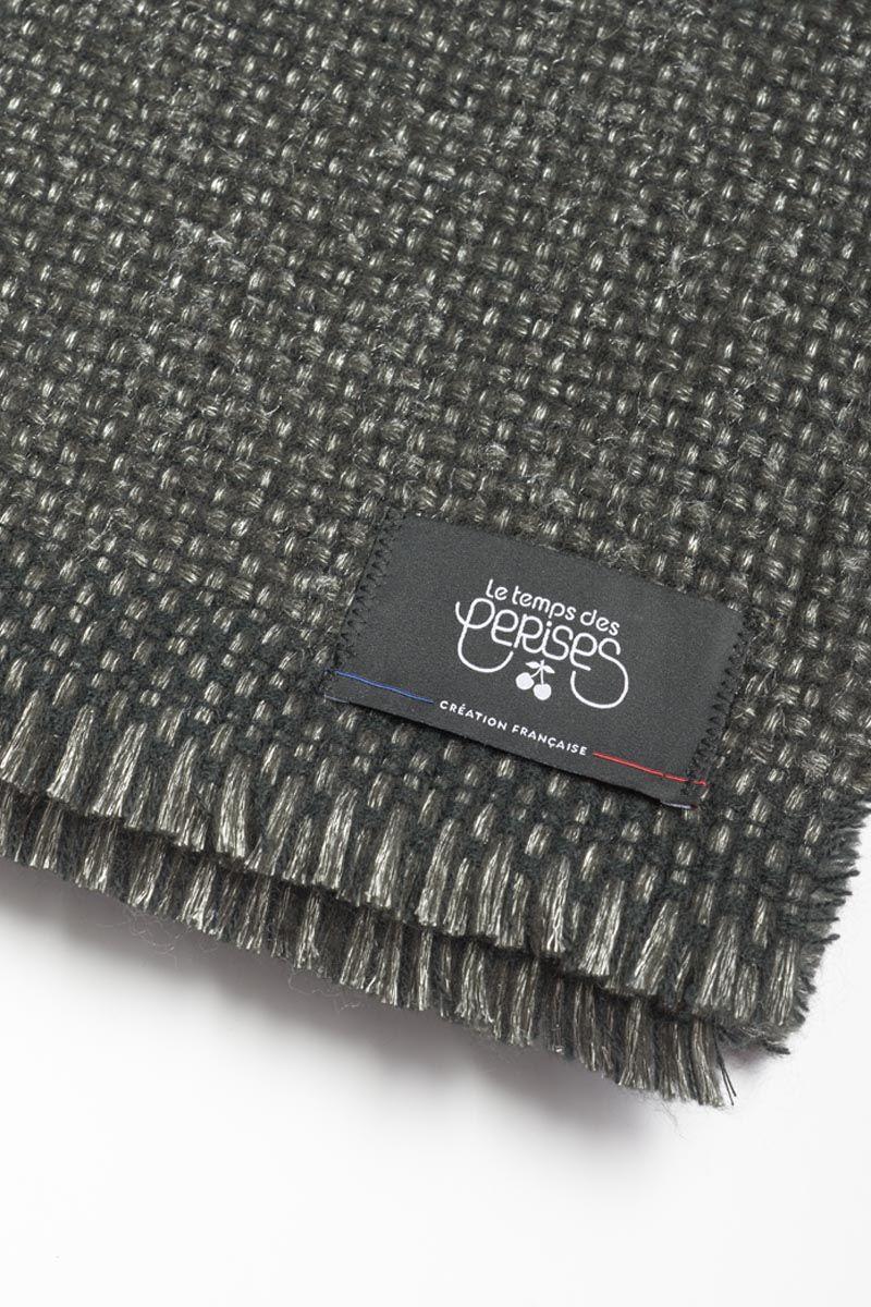 Le Temps Des Cerises Echarpe Poppa Noire Irisée