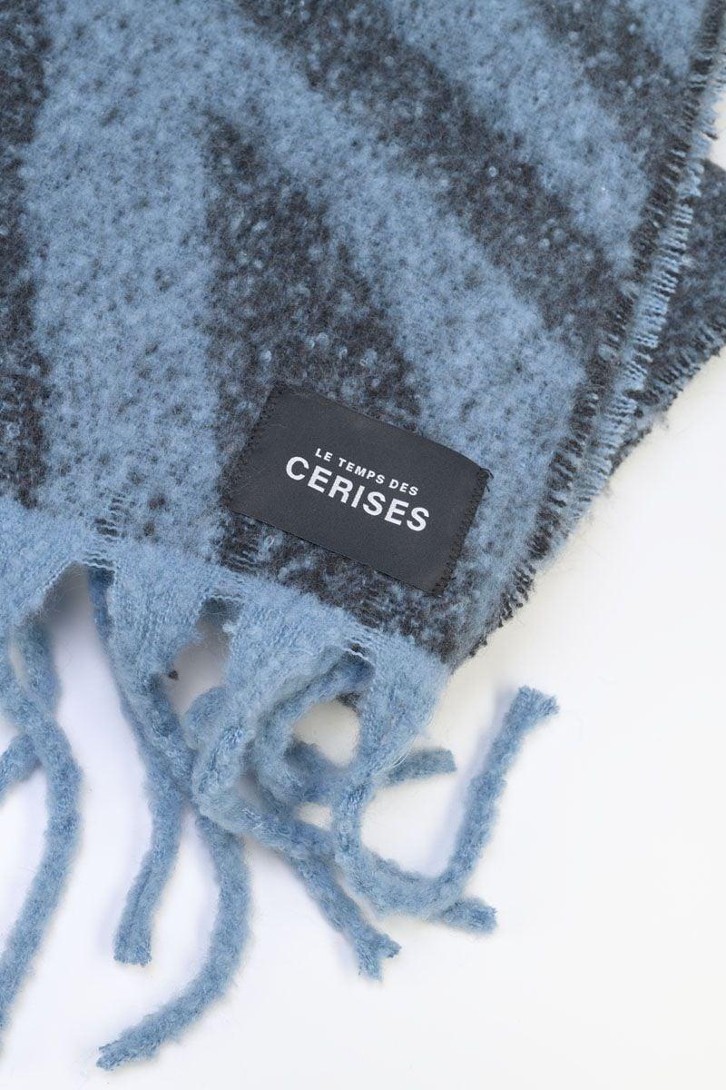 Le Temps Des Cerises Echarpe Terara Bleue