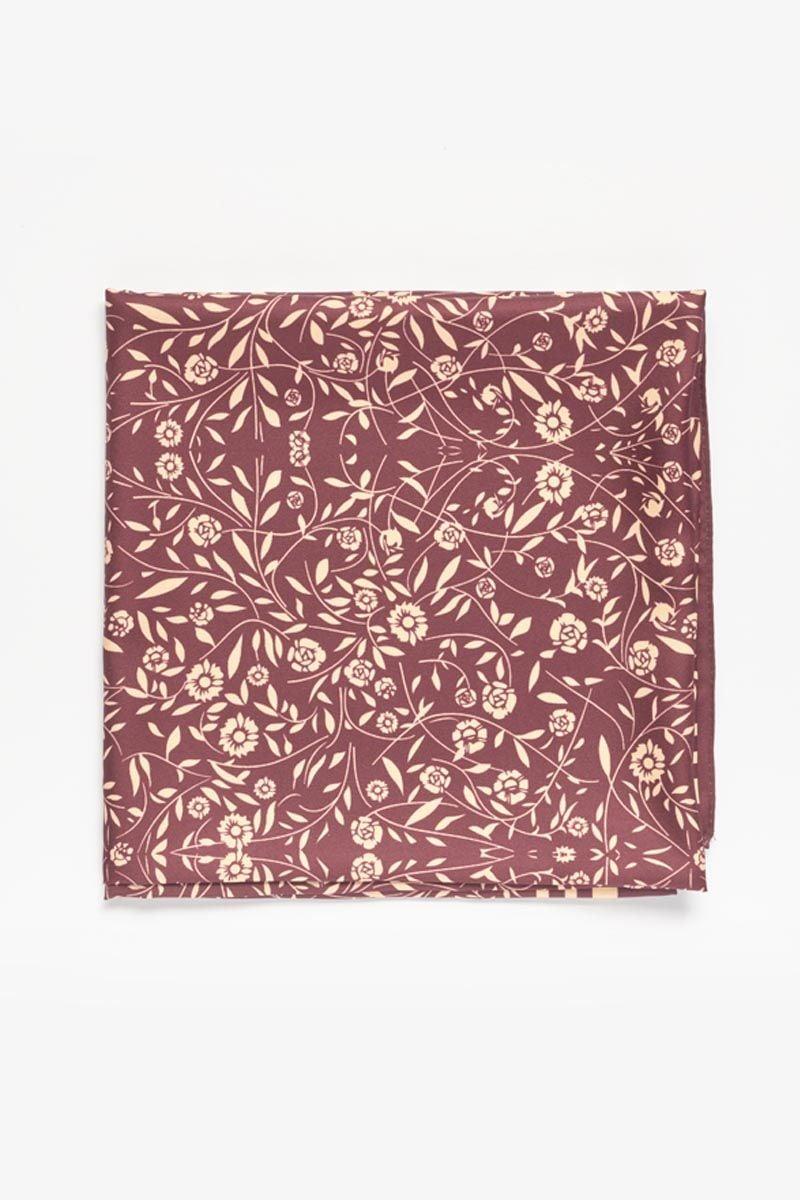 le temps des cerises Foulard Grassi à motif fleuri