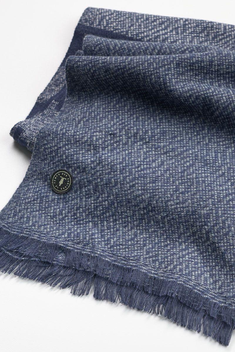Le Temps Des Cerises Foulard Irne Bleu Marine