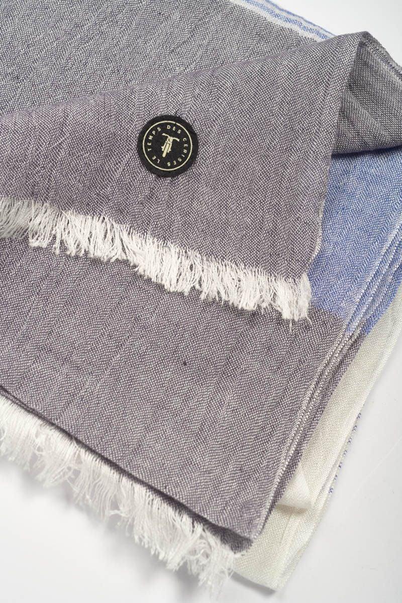 Le Temps Des Cerises Foulard Rodel Crème à Rayures