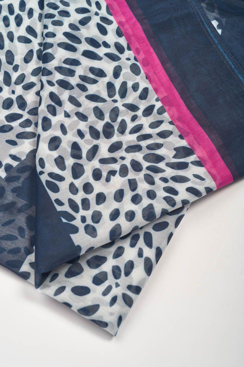 Le Temps Des Cerises Foulard Vipene Bleu Marine