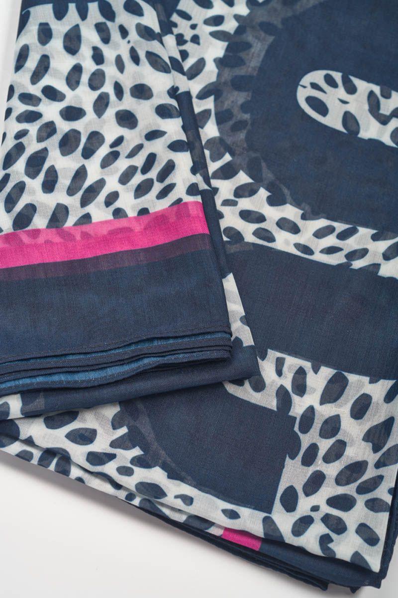 Le Temps Des Cerises Foulard Vipene Bleu Marine