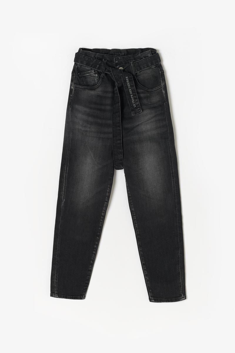 le temps des cerises Jeans boyfit Milina noir N°1