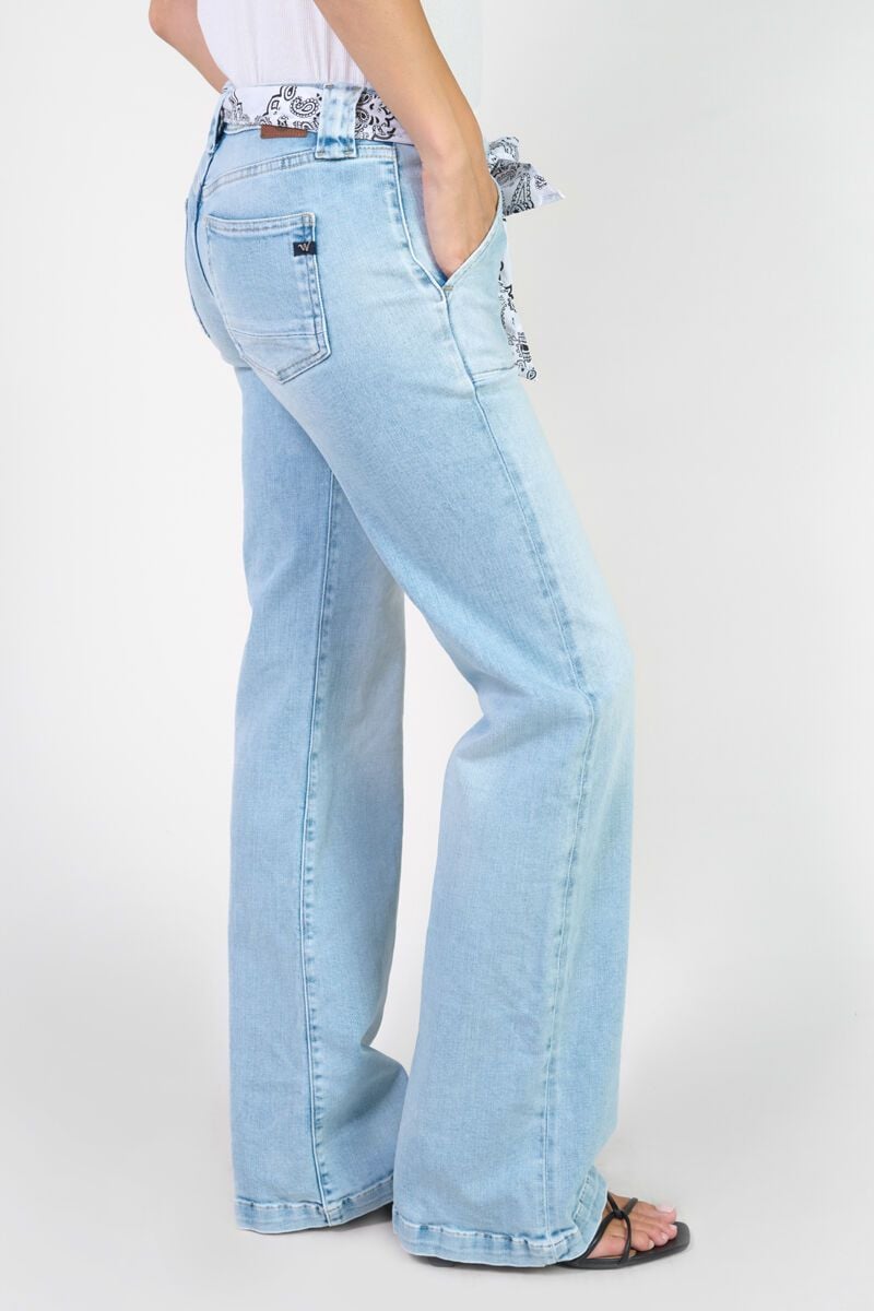 Le Temps Des Cerises Jeans Flare Bleu N°5