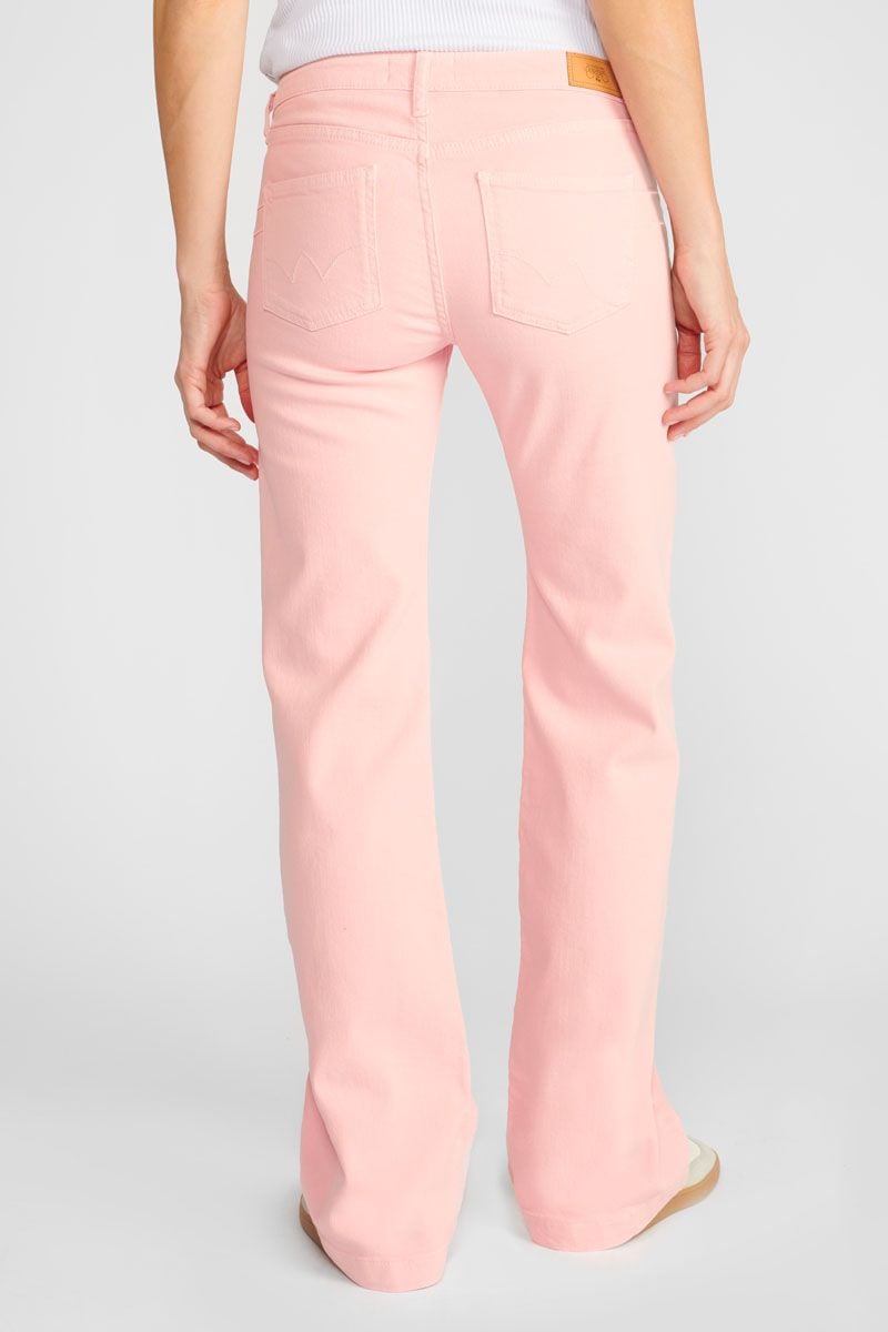 Le Temps Des Cerises Jeans Flare Maes Rose Pastel