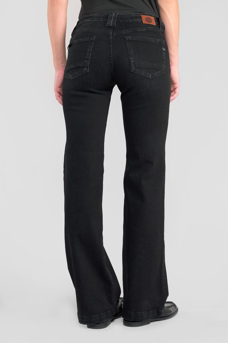 Le Temps Des Cerises Jeans Flare Noir N°1