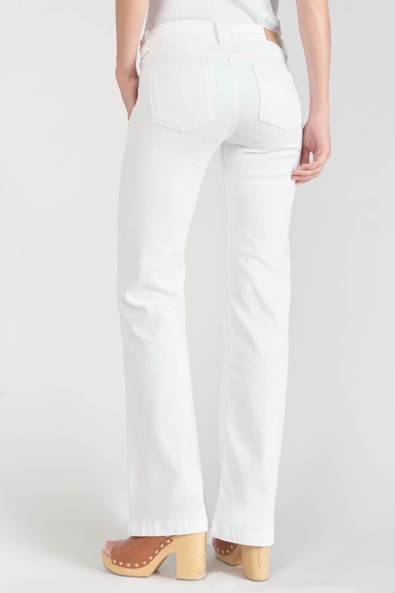 Le Temps Des Cerises Jeans Flare Sormiou Blanc