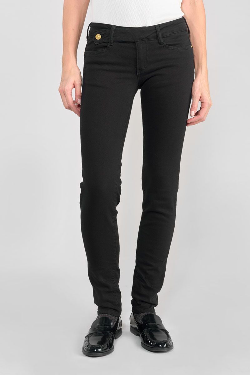 le temps des cerises Jeans pulp slim Gail noir N°0