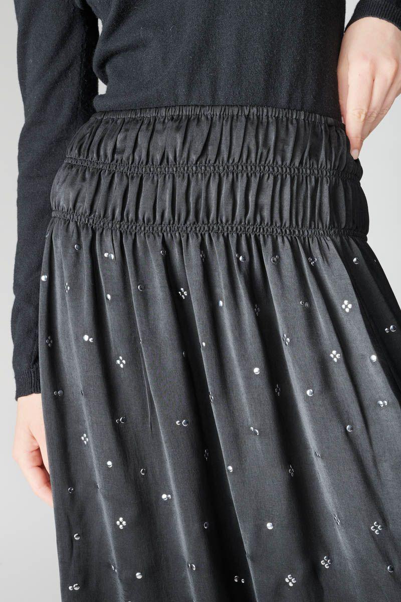 Le Temps Des Cerises Jupe Longue Mag Noire