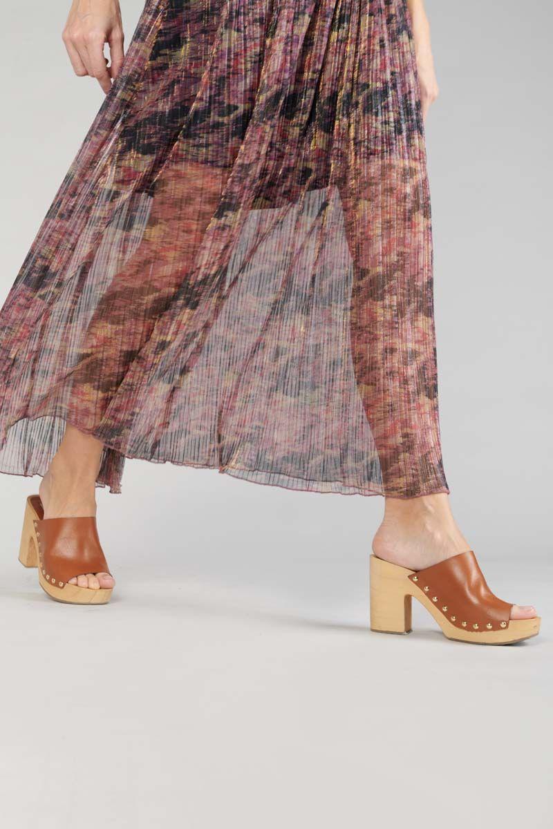 Le Temps Des Cerises Jupe Longue Ran Irisée