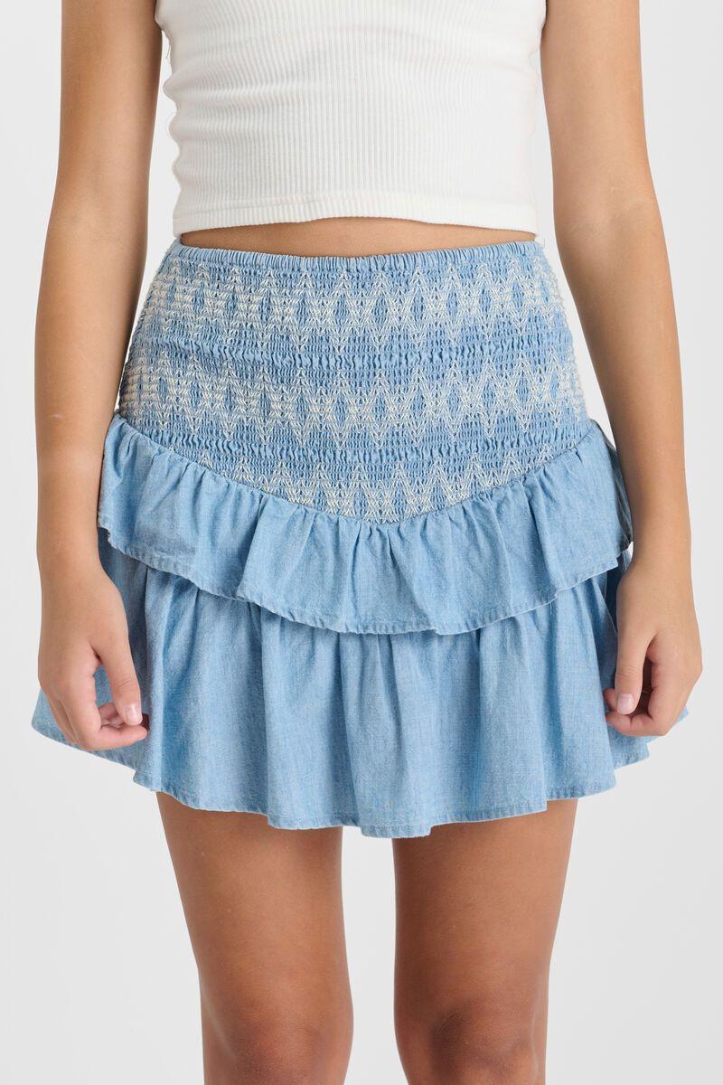 Le Temps Des Cerises Jupe-short Adonigi Bleue