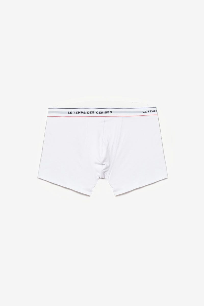 Le Temps Des Cerises Lot De 2 Boxers Ferol Blancs