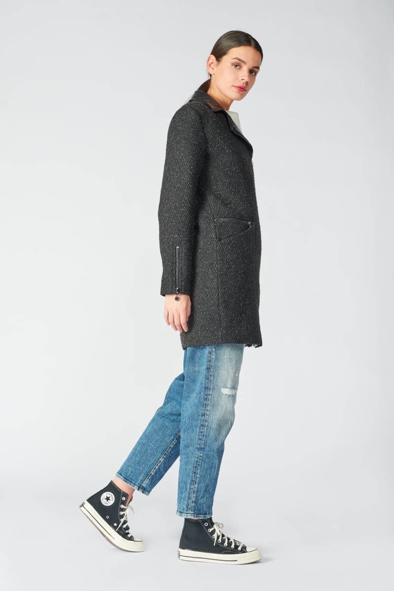 Le Temps Des Cerises Manteau Aitana Noir