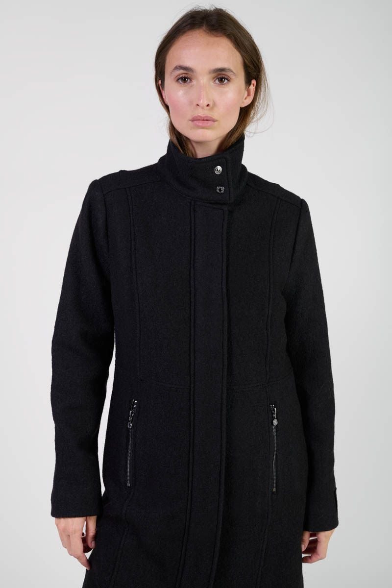 Le Temps Des Cerises Manteau Kaplan Noir