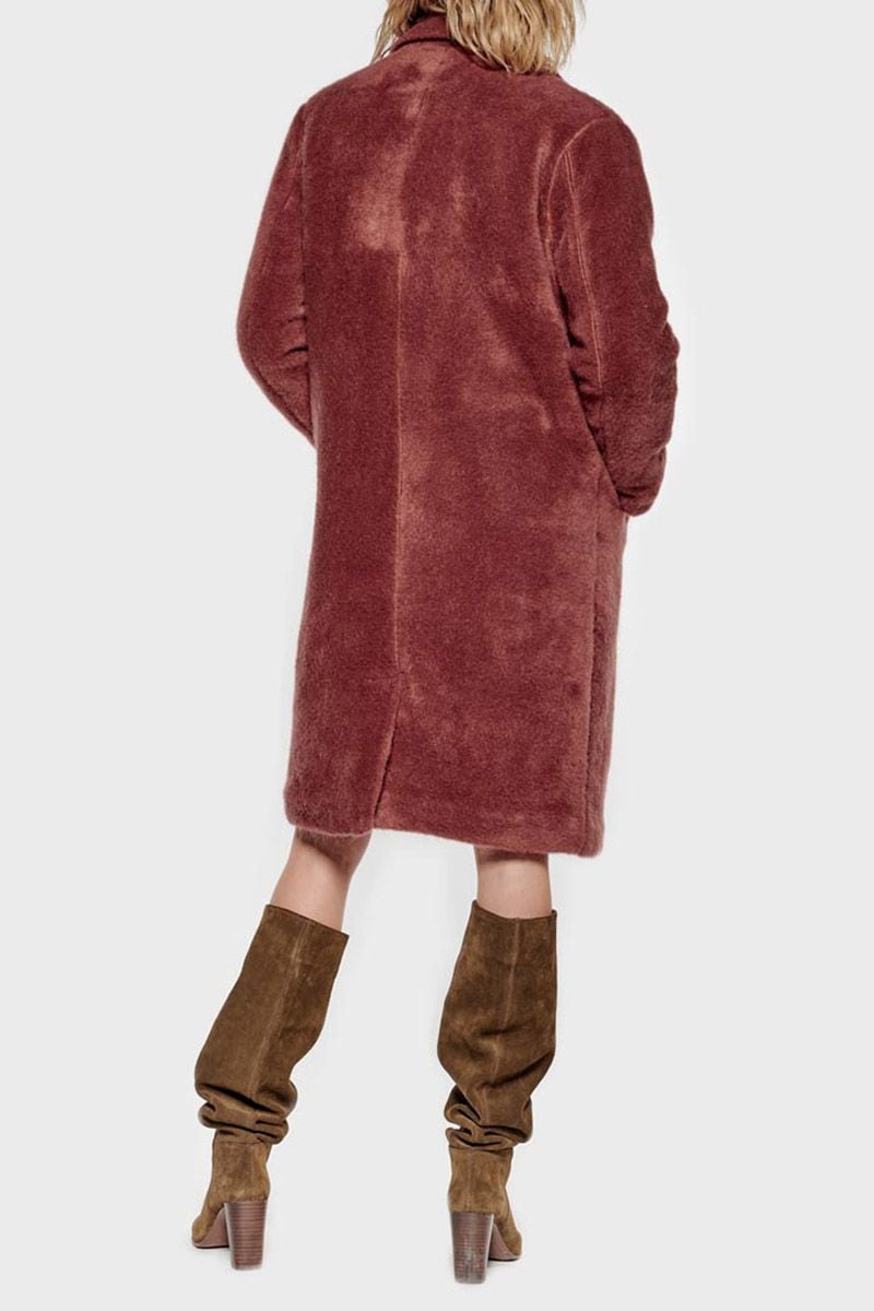 Le Temps Des Cerises Manteau Lize Vieux Rose