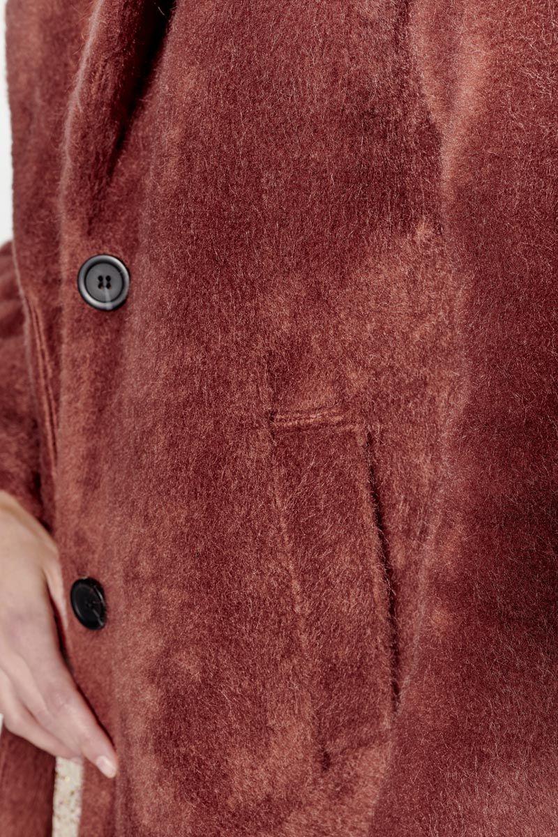 Le Temps Des Cerises Manteau Lize Vieux Rose