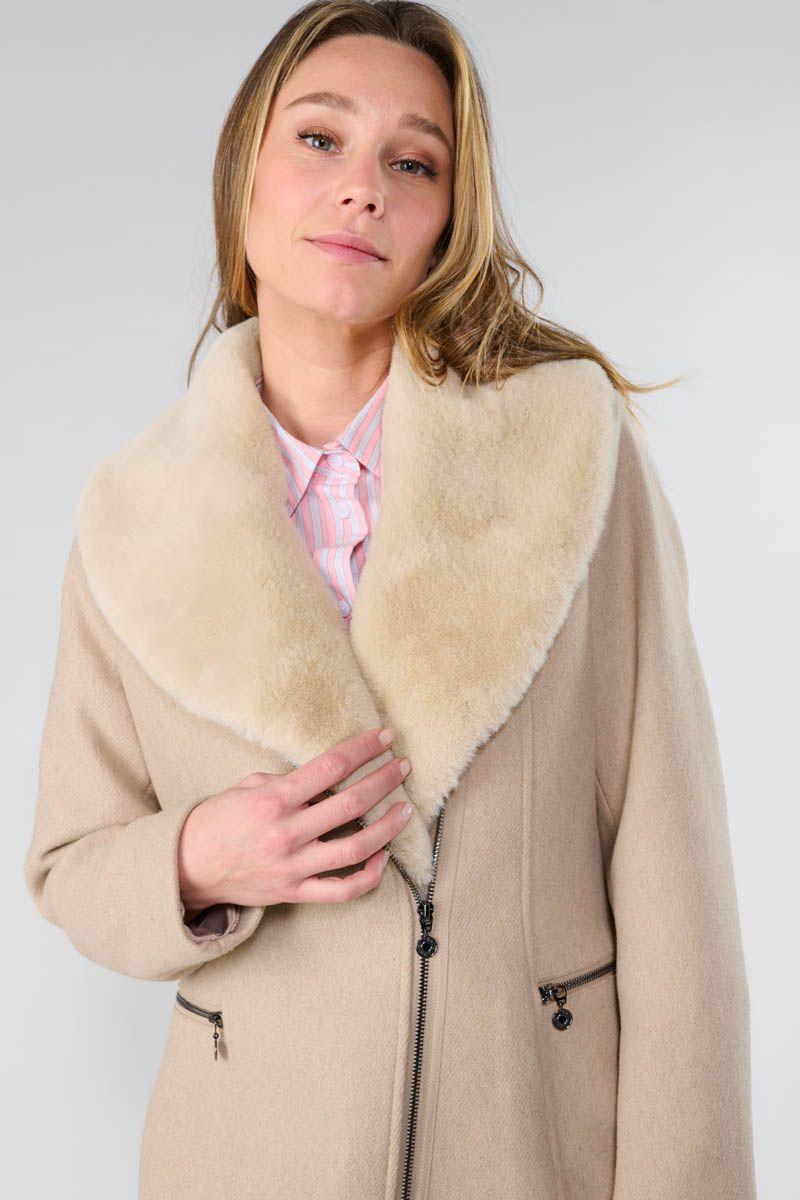 Le Temps Des Cerises Manteau Philine Beige