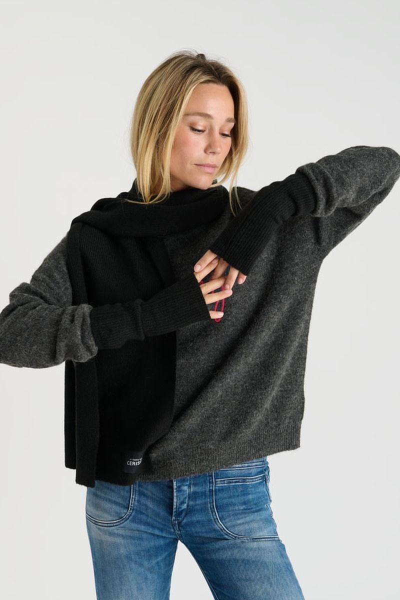 le temps des cerises Mitaines Tecla noire