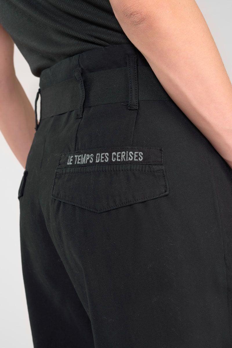 Le Temps Des Cerises Pantalon Baggy Ambroise Noir