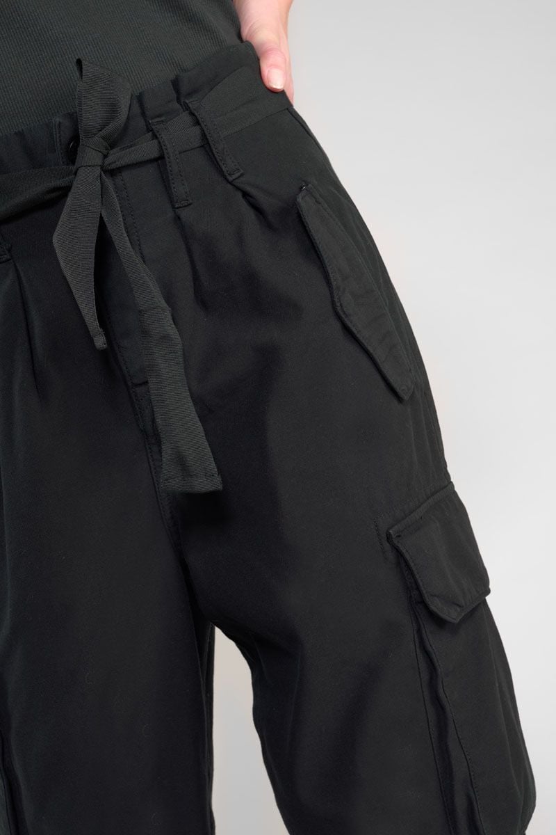 Le Temps Des Cerises Pantalon Baggy Ambroise Noir
