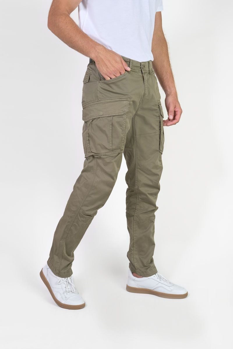 Le Temps Des Cerises Pantalon Cargo Aaron Kaki