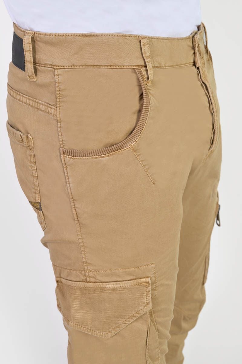 Le Temps Des Cerises Pantalon Cargo Alban Camel
