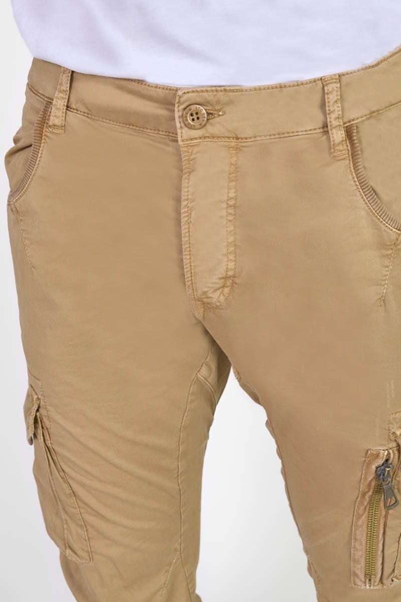 Le Temps Des Cerises Pantalon Cargo Alban Camel