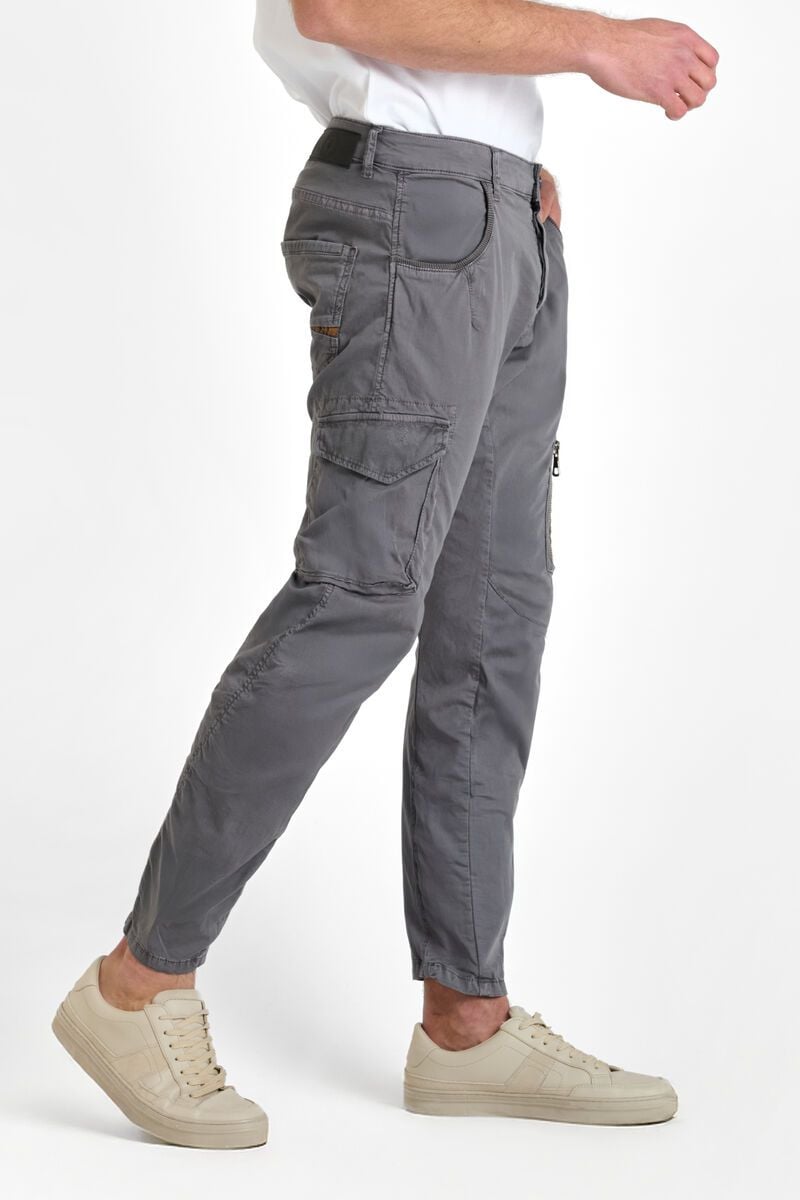 Le Temps Des Cerises Pantalon Cargo Alban Gris