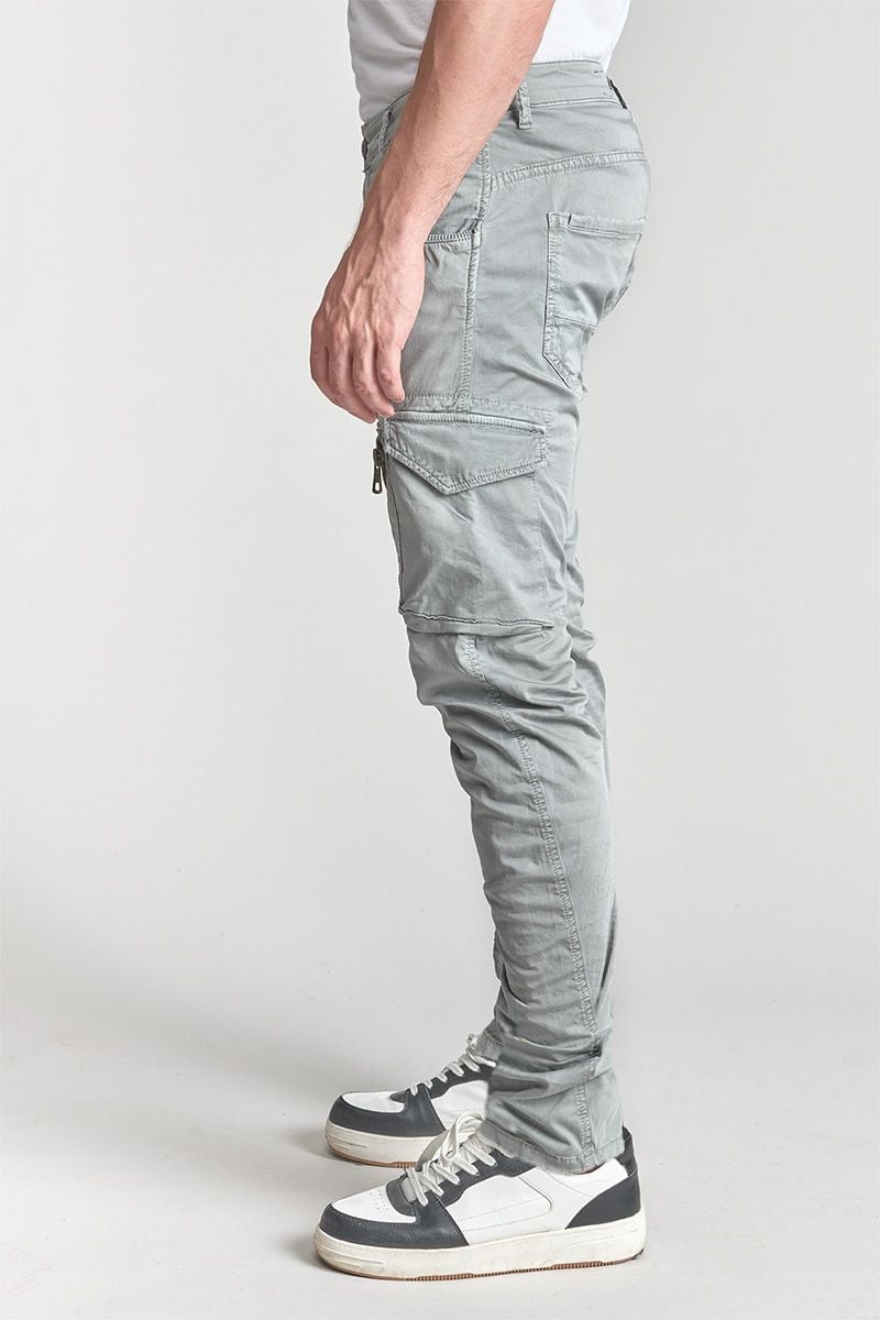 Le Temps Des Cerises Pantalon Cargo Alban Gris