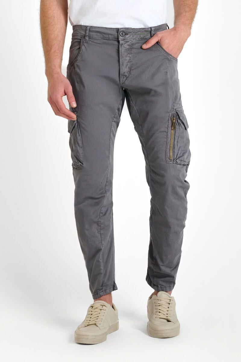 le temps des cerises Pantalon cargo Alban gris