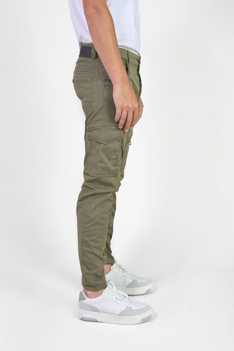 Le Temps Des Cerises Pantalon Cargo Alban Kaki