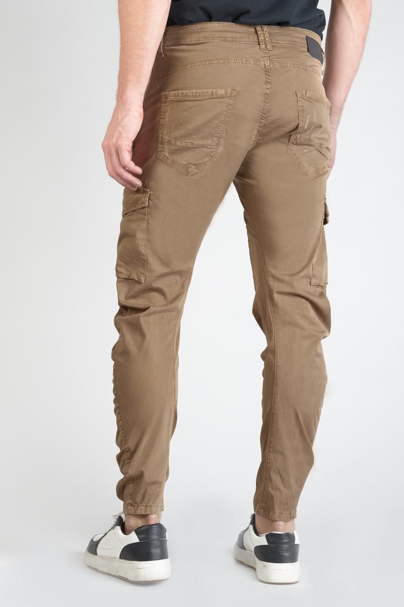 Le Temps Des Cerises Pantalon Cargo Alban Marron