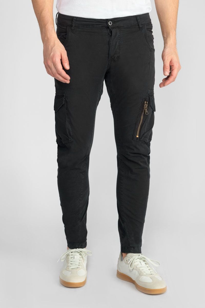 Le Temps Des Cerises Pantalon Cargo Alban Noir