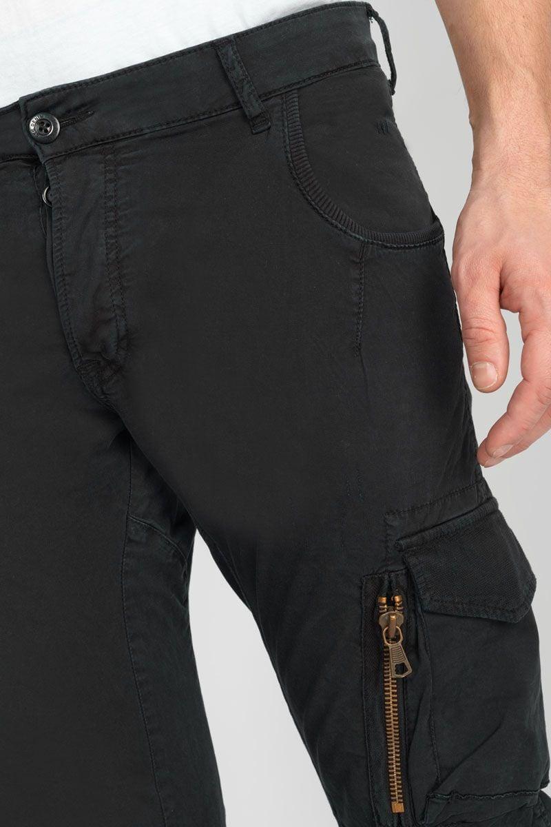 Le Temps Des Cerises Pantalon Cargo Alban Noir