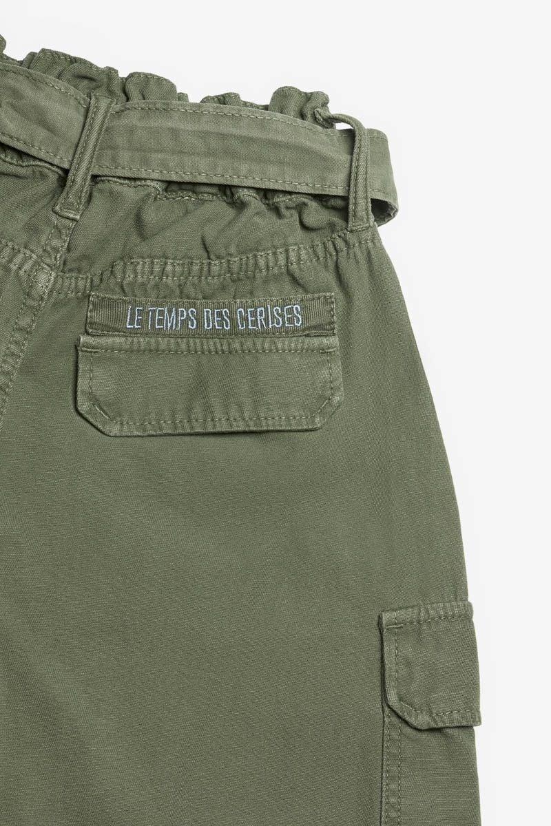 Le Temps Des Cerises Pantalon Cargo Mila Kaki