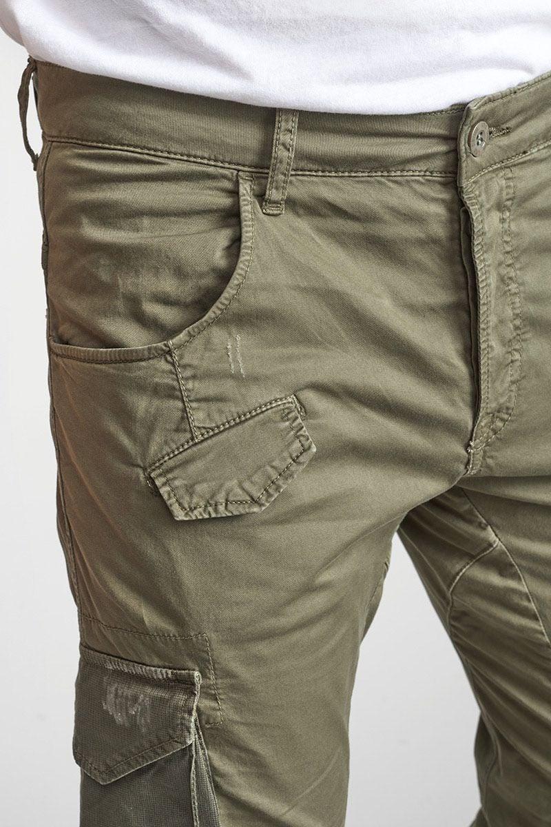 Le Temps Des Cerises Pantalon Cargo Obreck Kaki