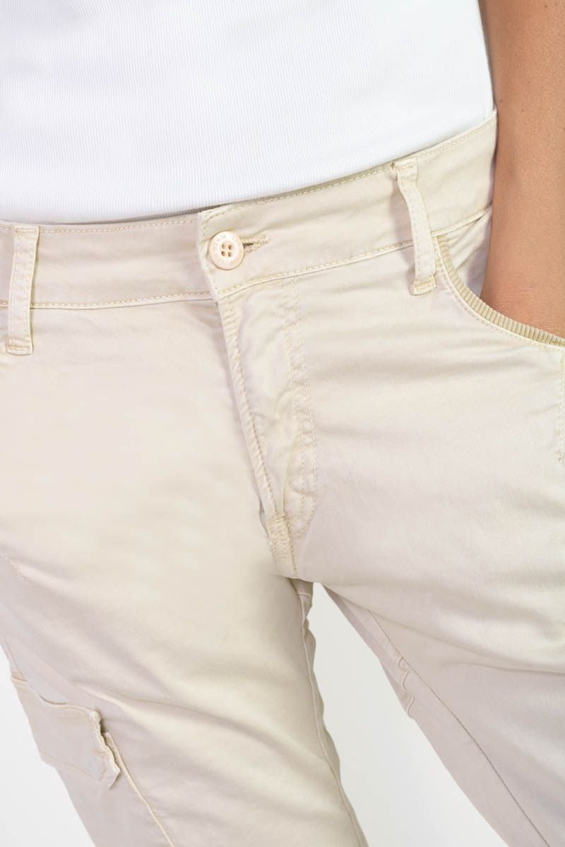 Le Temps Des Cerises Pantalon Cargo Rivera Beige