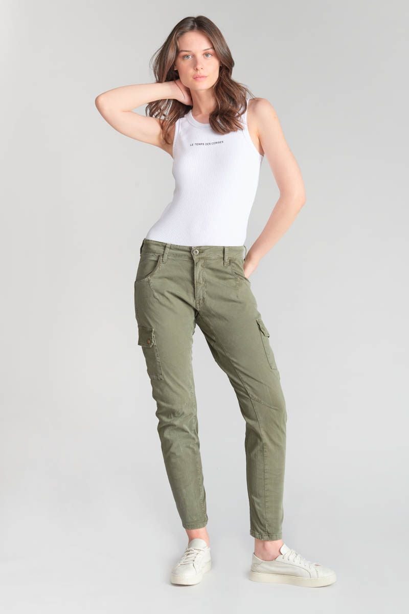 Le Temps Des Cerises Pantalon Cargo Rivera Kaki