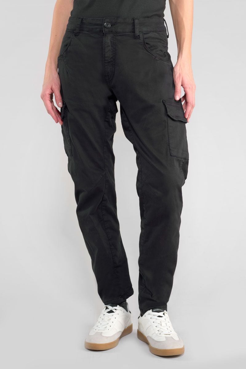 Le Temps Des Cerises Pantalon Cargo Rivera Noir
