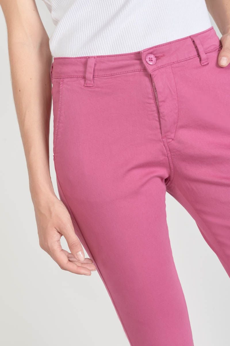 Le Temps Des Cerises Pantalon Chino Dyli3 Fuchsia