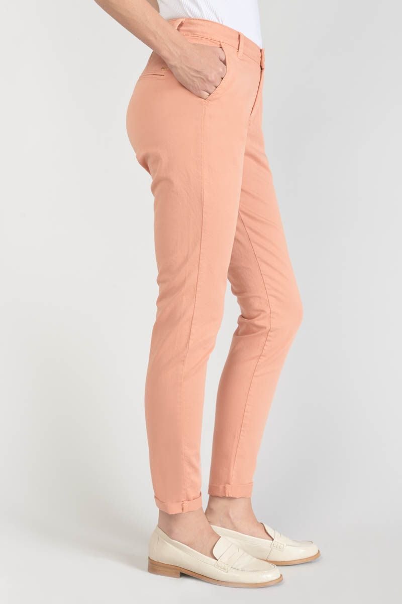 Le Temps Des Cerises Pantalon Chino Dyli3 Pêche