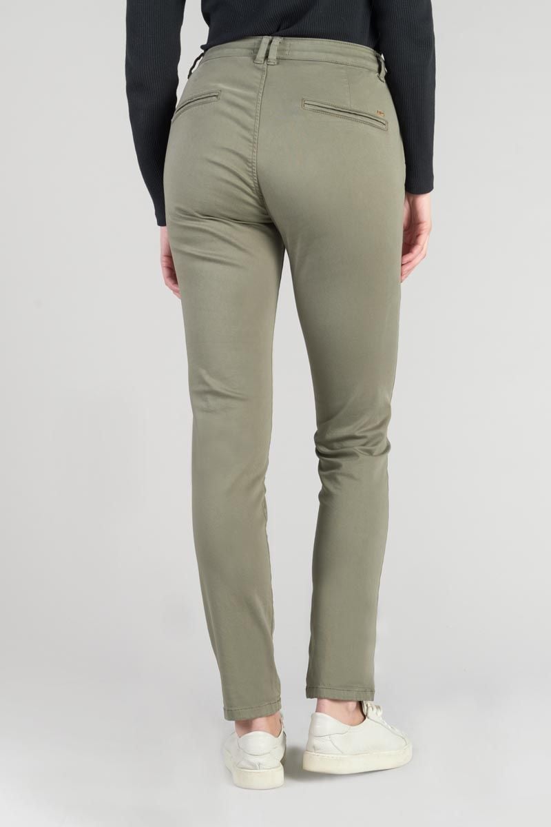 Le Temps Des Cerises Pantalon Chino Dyli4 Kaki